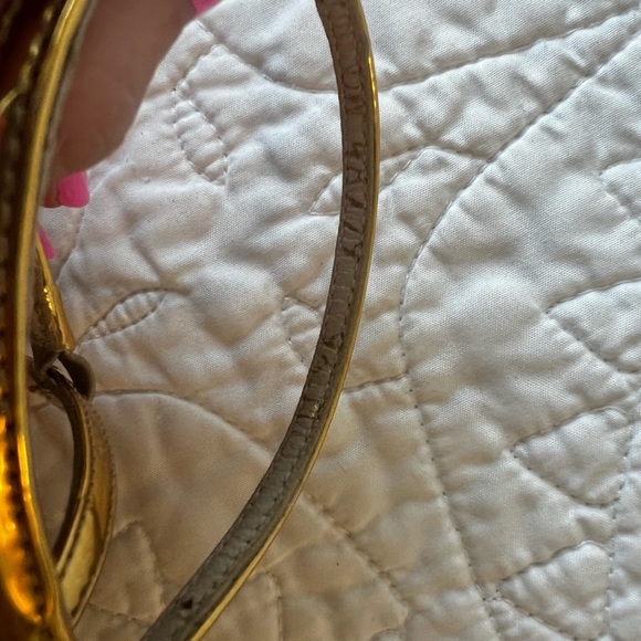 Stuart Weitzman • sky high gold strappy stiletto sandals • 40 - Picture 14 of 16